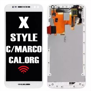 MODULO MOTO X STYLE BLANCO C/ MARCO