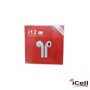 AURICULAR IN-EAR I12 INALAMBRICO TWS BLANCO