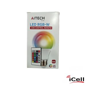 LAMPARA LED RGB 9W CON CONTROL