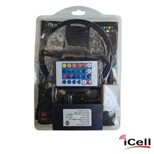 TIRA LED RGB C/FUENTE  5050 Y CONTROL